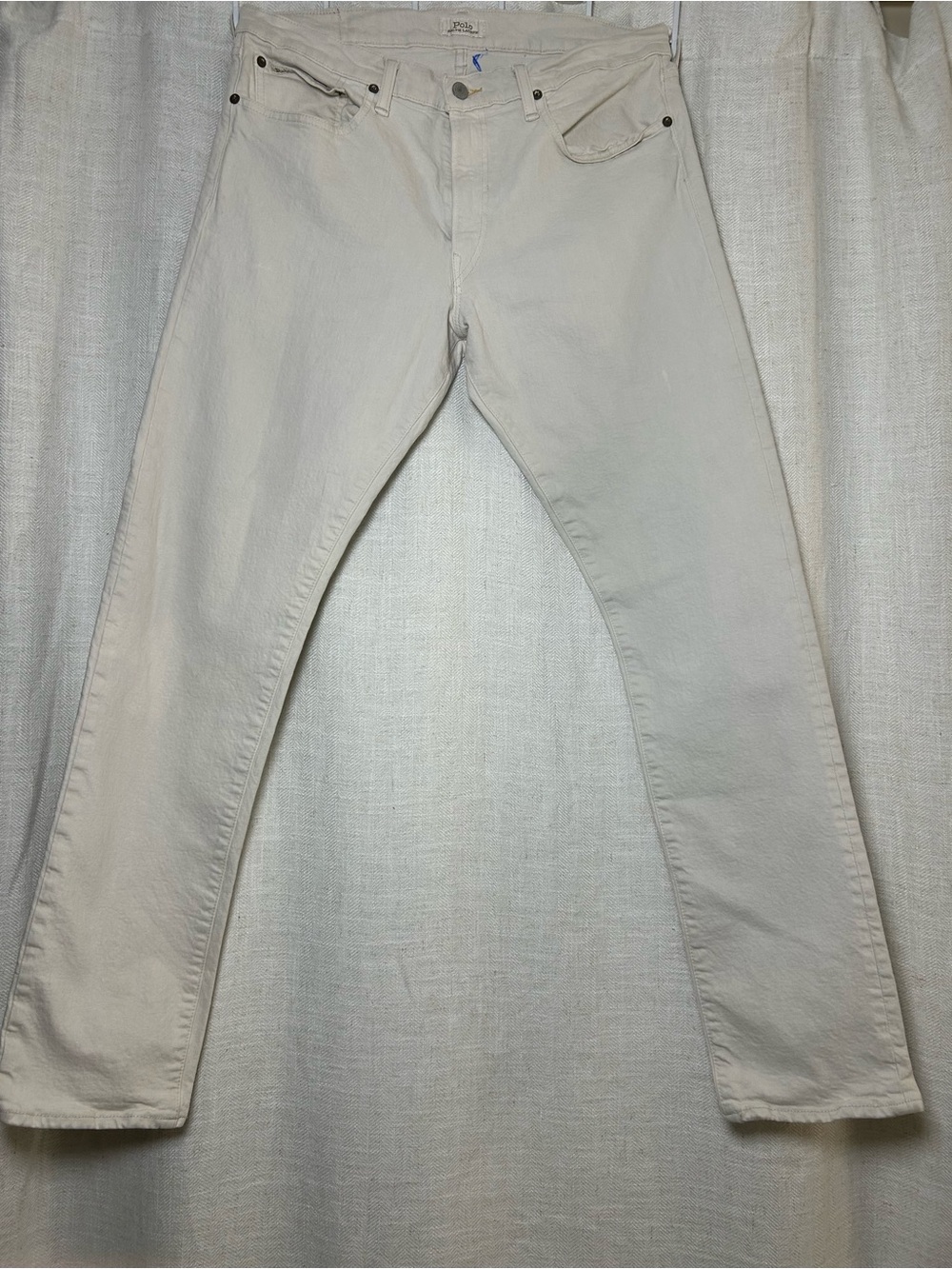 Ralph Lauren Slim Jeans in Light Cream